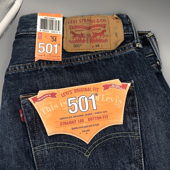 Levi’s Original Fit 501 Shorts. - Picture 2 of 4